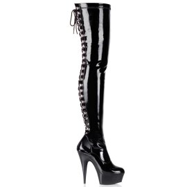 Pleaser DELIGHT-3063 Stivali Sopra Il Ginocchio - Vernice...