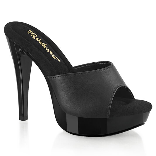 Fabulicious COCKTAIL-501L Mules Con Plateau Pelle Nero EU-36 / US-6