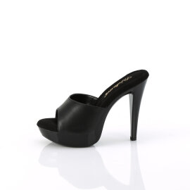Fabulicious COCKTAIL-501L Mules Con Plateau Pelle Nero EU-36 / US-6