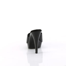 Fabulicious COCKTAIL-501L Mules Con Plateau Pelle Nero EU-36 / US-6