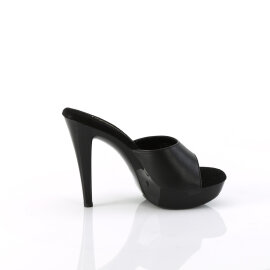 Fabulicious COCKTAIL-501L Mules Con Plateau Pelle Nero EU-36 / US-6