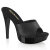 Fabulicious COCKTAIL-501L Mules Con Plateau Pelle Nero EU-36 / US-6