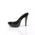 Fabulicious COCKTAIL-501SDT Mules Con Plateau Trasparente Nero EU-43 / US-13
