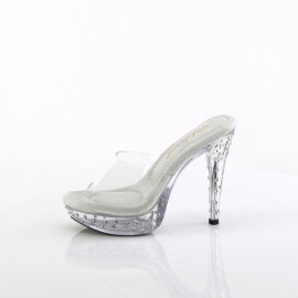 Fabulicious COCKTAIL-501SDT Mules Con Plateau Trasparente EU-39 / US-9