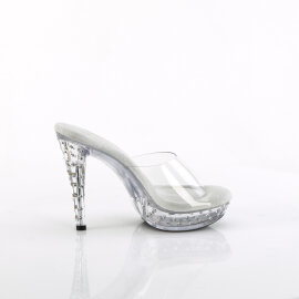 Fabulicious COCKTAIL-501SDT Mules Con Plateau Trasparente EU-39 / US-9