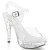 Fabulicious COCKTAIL-508SDT Sandali Con Plateau Trasparente EU-36 / US-6