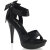 Fabulicious COCKTAIL-568 Sandali Con Plateau Nero EU-38 / US-8