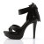 Fabulicious COCKTAIL-568 Sandali Con Plateau Nero EU-40 / US-10