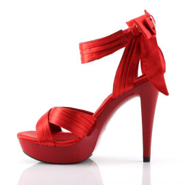 Fabulicious COCKTAIL-568 Sandali Con Plateau Rosso EU-36 / US-6