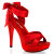 Fabulicious COCKTAIL-568 Sandali Con Plateau Rosso EU-38 / US-8
