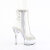 Pleaser DELIGHT-1018C-2RS Stivaletti Con Plateau Trasparente Strass Trasparente EU-35 / US-5