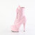 Pleaser DELIGHT-1020 Stivaletti Con Plateau Vernice Rosa EU-37 / US-7