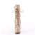 Pleaser DELIGHT-1020 Stivaletti Con Plateau Vernice Beige EU-35 / US-5