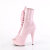 Pleaser DELIGHT-1021 Stivaletti Con Plateau Vernice Rosa EU-36 / US-6