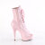 Pleaser DELIGHT-1021 Stivaletti Con Plateau Vernice Rosa EU-39 / US-9