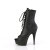 Pleaser DELIGHT-1021 Stivaletti Con Plateau Similpelle Nero EU-37 / US-7