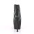 Pleaser DELIGHT-600-13 Stivaletti - Similpelle Nero-Fasce Nere/Nero Opaco EU-36 / US-6