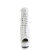 Pleaser DELIGHT-1021 Stivaletti Con Plateau Vernice Bianco EU-40 / US-10