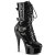Pleaser DELIGHT-1043 Stivaletti Con Plateau Vernice Nero EU-36 / US-6