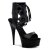 Pleaser Sandali DELIGHT-600-14 Similpelle Nero/Nero EU-35 / US-5