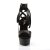 Pleaser Sandali DELIGHT-600-14 Similpelle Nero/Nero EU-35 / US-5