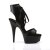 Pleaser Sandali DELIGHT-600-14 Similpelle Nero/Nero EU-35 / US-5
