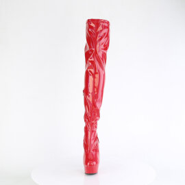 Pleaser DELIGHT-3000HWR Stivali Sopra Il Ginocchio Con...