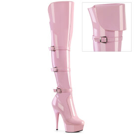 Pleaser DELIGHT-3018 Stivali Sopra Il Ginocchio Con...