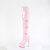 Pleaser DELIGHT-3018 Stivali Sopra Il Ginocchio Con Plateau Vernice Rosa EU-36 / US-6