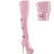 Pleaser DELIGHT-3018 Stivali Sopra Il Ginocchio Con Plateau Vernice Rosa EU-37 / US-7