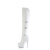Pleaser DELIGHT-3018 Stivali Sopra Il Ginocchio Con Plateau Similpelle Bianco EU-37 / US-7