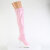 Pleaser DELIGHT-3029 Stivali Sopra Il Ginocchio Con Plateau Vernice Rosa EU-35 / US-5