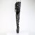 Pleaser DELIGHT-4050 Stivali Sopra Il Ginocchio Con Plateau Vernice Nero EU-42 / US-12
