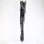 Pleaser DELIGHT-4063 Stivali Sopra Il Ginocchio Con Plateau Vernice Nero EU-35 / US-5