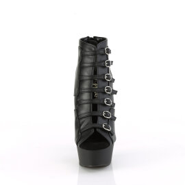 Pleaser DELIGHT-600-11 Stivaletti Con Plateau Similpelle...
