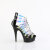 Pleaser DELIGHT-600-9 Stivaletti Con Plateau Vernice Holo Multicolore EU-40 / US-10