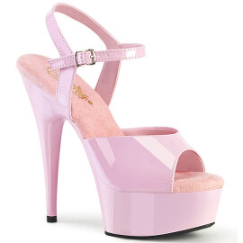 Pleaser DELIGHT-609 Sandali Con Plateau Vernice Rosa...