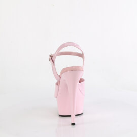 Pleaser DELIGHT-609 Sandali Con Plateau Vernice Rosa EU-44 / US-14