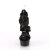 Pleaser DELIGHT-620 Sandali Con Plateau Tessuto Nero EU-35 / US-5