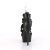 Pleaser DELIGHT-620 Sandali Con Plateau Tessuto Nero EU-35 / US-5