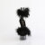 Pleaser DELIGHT-624F Sandali Con Plateau Trasparente Nero EU-35 / US-5