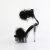 Pleaser DELIGHT-624F Sandali Con Plateau Trasparente Nero EU-35 / US-5