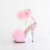 Pleaser DELIGHT-624F Sandali Con Plateau Trasparente Rosa EU-35 / US-5