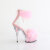Pleaser DELIGHT-624F Sandali Con Plateau Trasparente Rosa EU-35 / US-5