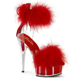 Pleaser DELIGHT-624F Sandali Con Plateau Trasparente...