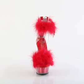 Pleaser DELIGHT-624F Sandali Con Plateau Trasparente...