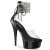 Pleaser DELIGHT-624RS Sandali Con Plateau Trasparente Strass Trasparente EU-37 / US-7