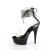 Pleaser DELIGHT-624RS Sandali Con Plateau Trasparente Strass Trasparente EU-37 / US-7