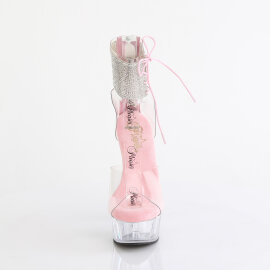 Pleaser DELIGHT-624RS Sandali Con Plateau Trasparente...