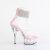 Pleaser DELIGHT-624RS Sandali Con Plateau Trasparente Strass Argento EU-40 / US-10